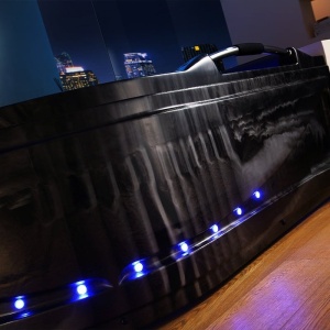 Cada de baie VENEZIA 761 Cu Hidromasaj 180x120cm, Culoare Black Wave/Dreapta - Img 5