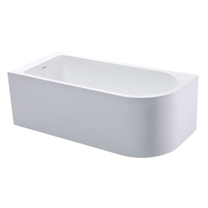 Cada independent?? MO-1750-150 , acril alb, Stanga, Montaj pe perete, 150x75 cm - Img 1