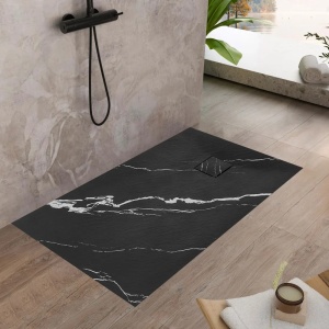 Cadita de dus 90x120 Magnum CARRARA Black - Img 10