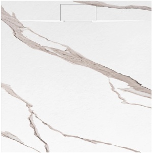 Cadita de dus 90x90 Bazalt CARRARA White