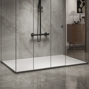 Cadita de dus dreptunghiulara Slim Deko, 100X90 cm, Culoarea Alb - Img 6