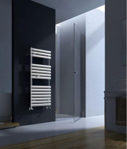 Calorifer Portprosop 120x50cm, Moon Crom, Design Modern, Culoare Negru