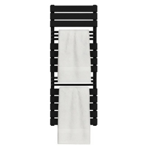 Calorifer vertical Fuego-Blu pentru baie 128x50, negru - Img 11