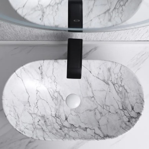 Chiuveta de blat PRO ZUZAN MARMURA GRi MAT,dimensiunea 60,5 x 36 x 15 cm - Img 4