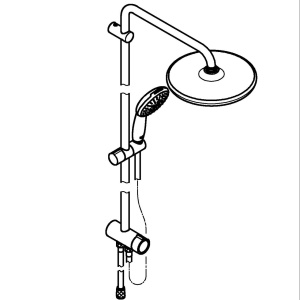 Coloana de dus Grohe Tempesta Cosmopolitan 250 fara baterie - Img 4