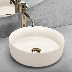 Lavoar pentru blat Rea Sami, Dimensiune 36cm, Culoare Ecru - Img 3