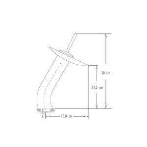 Lavoar sticla Blue VELDMAN + acesorii 54x35x15 cm - Img 9