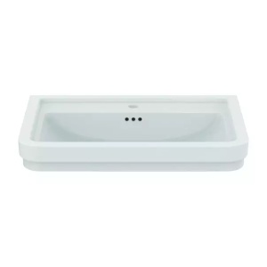 Lavoar suspendat Ideal Standard Atelier Calla alb lucios 72 cm cu orificiu baterie si preaplin - Img 2