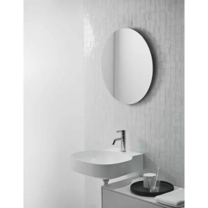 Lavoar suspendat Ideal Standard Atelier Linda-X 50 cm alb lucios cu orificiu baterie si preaplin - Img 7