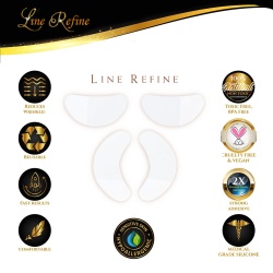 Masca antirid reutilizabila Antiaging REFINE pentru zona ochilor si al gurii, Eye and Smile Pads Anti Wrinkle, din silicon medical, antiinflamator si hidratant - Img 4