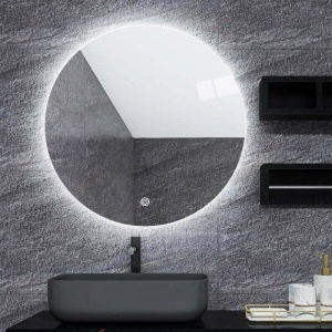 Oglinda LED 100cm, Cu Sistem Dezaburire, Lumina Reglabila Si 2 Difuzoare Bluetooth - Img 5