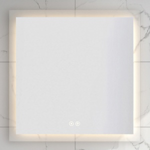Oglinda Miro 75 LED, 3 culori, dezaburire. 75x75cm - Img 4
