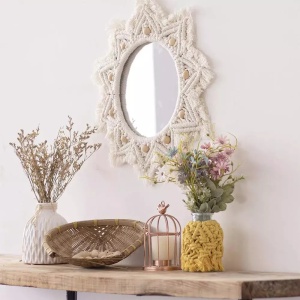 Oglinda perete Boho 50CM 322047 - Img 7