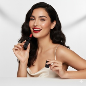 Ruj de buze cu pigment intens CTZN, Colectia Code Red, Vegan, Vitamina E, rezistent la apa, Rooi - Img 2