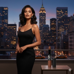 Ruj si creion de buze CTZN, Nudiversal Lip Duo, rezistent la apa, cu unt de mango salbatic, New York - Img 5