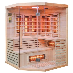 Sauna uscata cu infrarosu la temperatura joasa pentru 4-5 persoane Alta 150 x 150 cm