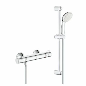 Set baterie dus Grohe Grohtherm 800 termostatica cu set de dus New Tempesta