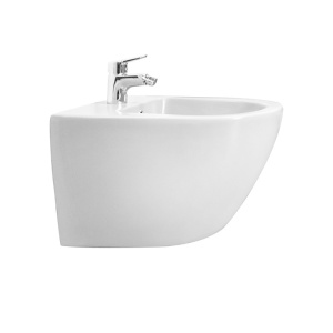 Set Bideu si Vas WC GROHE,montaj suspendat, ceramica sanitara, Vas WC VERA Alfonzo RIMLESS +Bideu +Capac Soft-Close SLIM PREMIUM +Cadru +Clapeta - Img 3