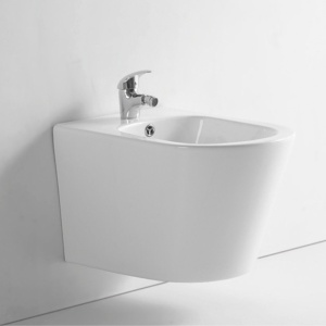 Set Bideu si Vas WC PRO GROHE, montaj suspendat, ceramica sanitara, WC SONATA Clementina RIMLESS + Bideu +Capac Soft-Close + Cadru + Clapeta - Img 8