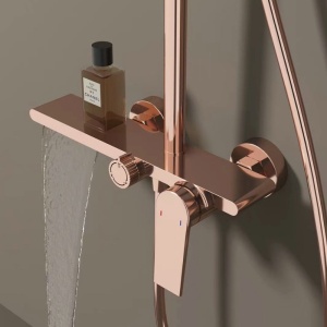 Set de dus AMANDA, Cu trei functii, Design Modern , Culoare Rose Gold - Img 6
