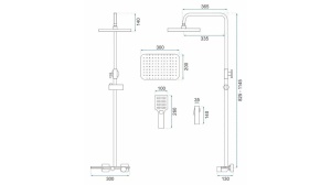 Set de dus REA HELIX nichel brush,inox - Img 9