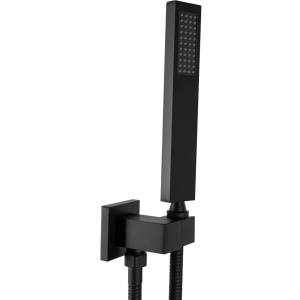 Sistem Complet De Dus REA FENIX DAVIS BLACK + BOX, Montaj In Perete, Para Patrata Tip Ploaie 30 x 30 Cm, 2 Functii De Curgere A Apei, Negru - Img 3