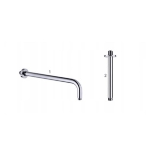 Sistem de dus PRO FLUSH SLIM 40XX Slim, montaj incastrat in perete, ploaie de dus, 2 functii, finisaj crom - Img 4