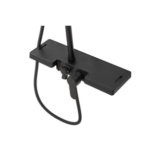 Sistem de dus REA BRAVO Black, montaj pe perete, ploaie de dus, 2 functii, finisaj negru mat - Img 8