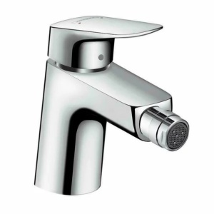 Baterie bideu Hansgrohe Logis 70 monocomanda crom lucios