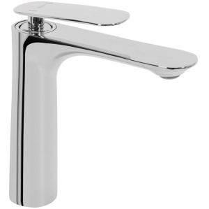 Baterie Lavoar REA BERG CHROM LOW, Montaj Pe Lavoar, Capat Fix, Monocomanda, Inaltime 16 Cm, Crom - Img 4