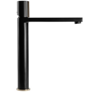 Baterie lavoar REA ICON BLACK, Inaltime 31 cm, finisaj Negru Mat - Img 6
