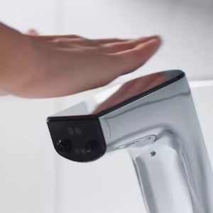 Baterie Lavoar Touchless Premium cu Tehnologie Avansata, Culoare Crom - Img 9