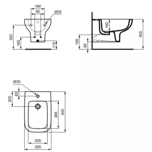 Bideu suspendat Ideal Standard i.Life A - Img 2