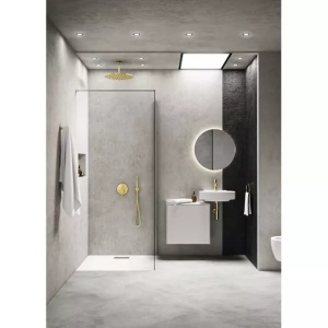 Brat de dus Ideal Standard IdealRain 15 cm auriu periat - Img 5