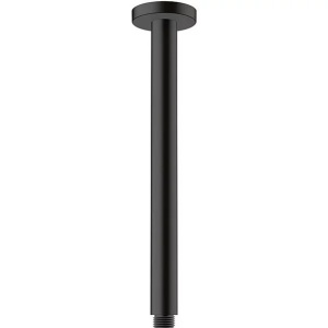 Brat de dus negru mat Hansgrohe Vernis Blend 30 cm rotund cu montaj pe tavan