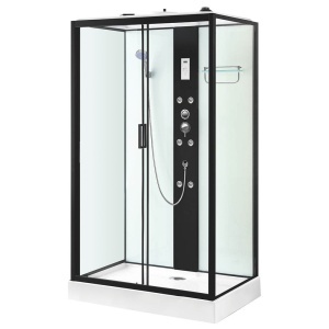 Cabina de dus cu hidromasaj MO-0550-810, Stanga, Dimensiuni 100X80X215 cm - Img 1