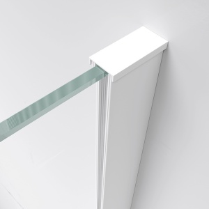 Cabina de dus KZ01B Patrata, Design Elegant 80x80cm, Culoare Alb - Img 6
