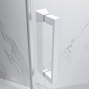 Cabina de dus KZ07A Dreptunghiulara 100x90cm, Design Modern, Culoare Alb - Img 6