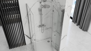 Cabina de dus pliabil Rea Fold N2 Modul 80X80 - Img 2