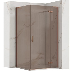 Cabina dus REA Hugo 90x90 Cupru periat
