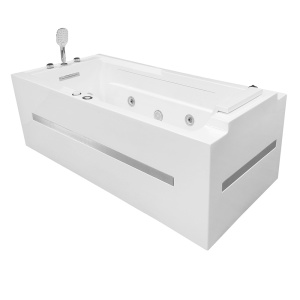 Cad?? de baie cu hidromasaj, 170x78 cm, Culoare Alba