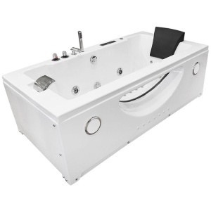 Cada de baie cu hidromasaj Turbo Spa 180 x 91 x 60 cm alba
