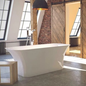 Cada de baie freestanding Besco Assos 160x70x66 cm , Culoare alb