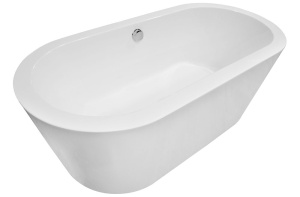 Cada de baie Freestanding , Dimensiune 170x80x60cm, Design Elegant, Culoare Alb - Img 6