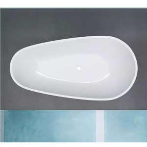 Cada de baie PRO EMMA Free-Standing, design modern, Alba - Img 2