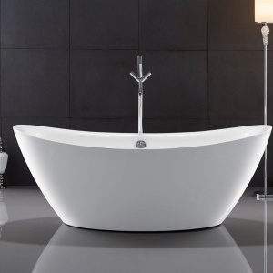 Cada de baie REA FERRANO 170, free-standing, design modern, Alba - Img 3