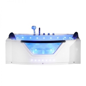 Cada de baie URAN 931, Cu sistem de hidromasaj 170x76cm, Culoare Alb