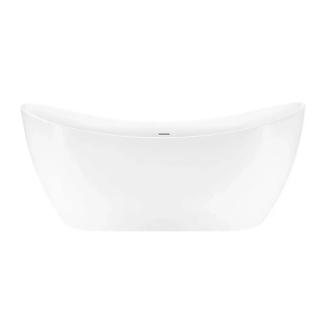Cada freestanding Rea Kerrano 150x75 cm alb lucios - Img 2