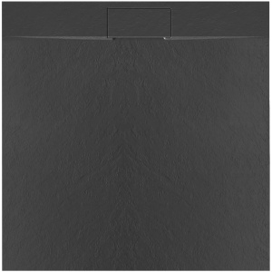 Cadita de dus Bazalt negru 90x90 - Img 3
