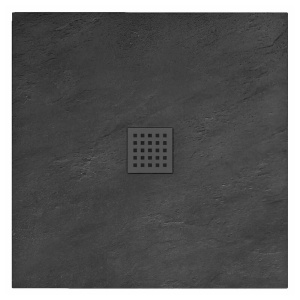 Cadita de dus Black Rock 90x120 - Img 1